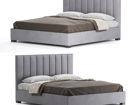  OM Bed Modena Vertical3d模型 