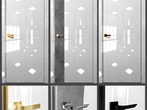  AurumDoors铂金系列室内门3d模型 
