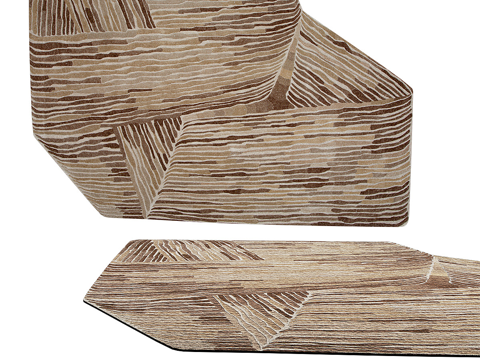  现代简约装饰地毯 地毯 简约地毯 客厅地毯 造型地毯 花纹地3d模型 