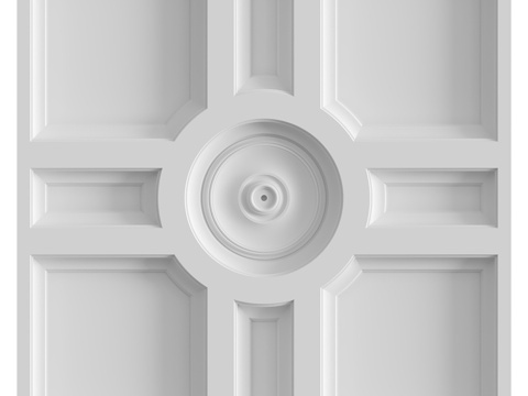  天花板构图第46号3d模型 