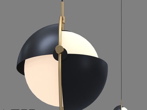  LoftDesigne 8031型号吊灯3d模型 