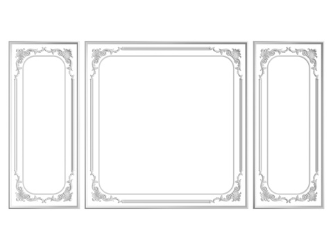  墙面装饰材料第83号3d模型 