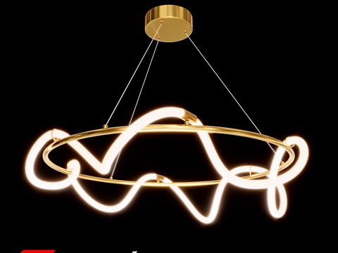  HAUBER 800 时尚灯具3d模型 