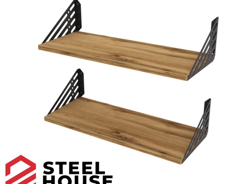  OM 厨房用滴水造型钢制壁架3d模型 