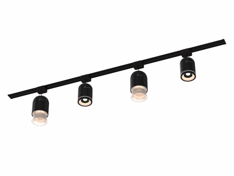  轨道灯超薄系列 ZeepDeep 平板灯，3d模型 