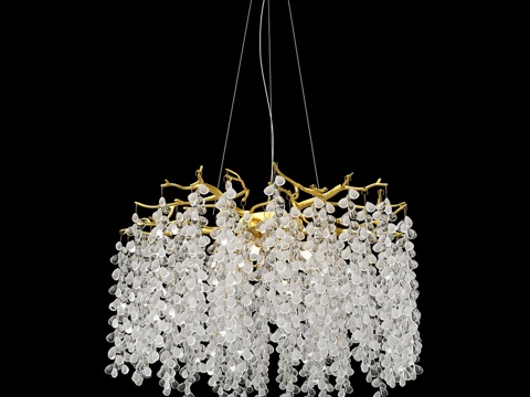  吊灯 金色 07879-46.33 OM3d模型 