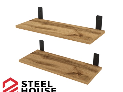  OM 厨房用阁楼2号钢制壁架3d模型 