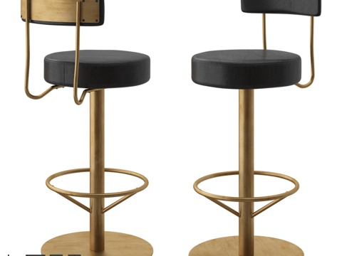  吧凳 LoftDesigne 37015 型号3d模型 