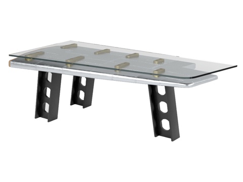  OM餐桌Wing 3黑色桌脚款3d模型 