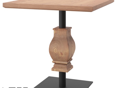  LoftDesigne 70859 款餐桌3d模型 