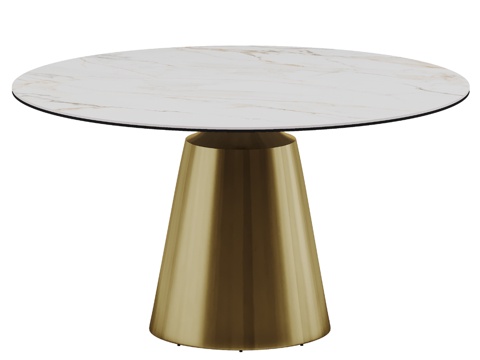  特蕾莎陶瓷台面餐桌3d模型 