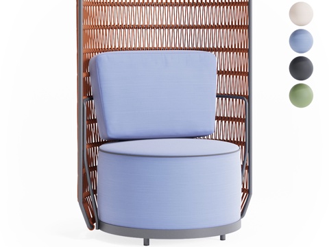  OM扶手椅Fiji AURICA3d模型 