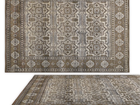  安西地毯（编号3095）3d模型 