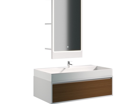  OM镜子VarketEspejos11200+洗手盆3d模型 