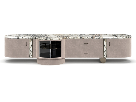  现代简约电视柜 电视柜  简约电视柜 矮柜3d模型 