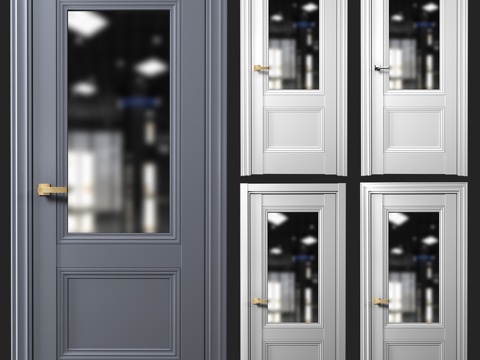  AurumDoors Cobalt 31室内门3d模型 