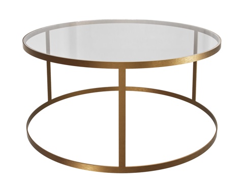  圆形咖啡桌3d模型 