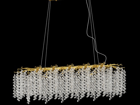  金色吊灯 07879-100.33 OM3d模型 