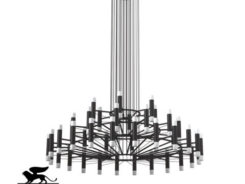  ARTE灯具OM A2482SP-84BK3d模型 