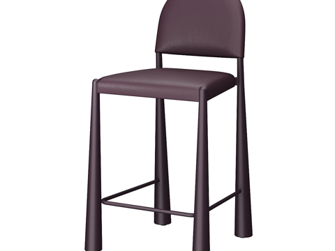  现代简约吧凳 吧台 椅子 凳子 酒吧吧凳3d模型 