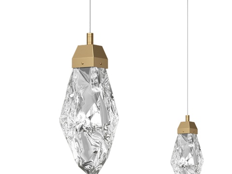  Gina金色吊灯 07862-1A,33 OM3d模型 