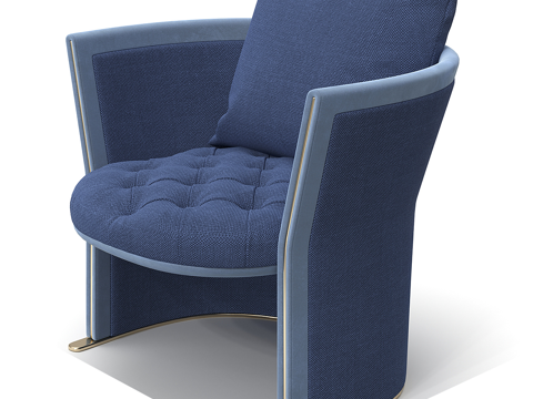  现代简约单人沙发 单人沙发 简约沙发 休闲沙发 客厅沙发3d模型 