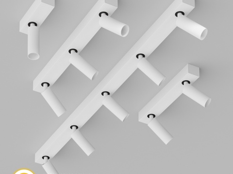  SAGITONY E S40系列吸顶灯具3d模型 