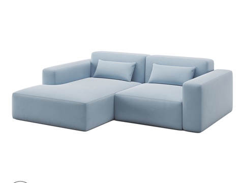  OM沙发LOFT MODERN转角款3d模型 