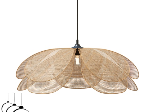  OM Inodesign 藤编花灯 44.60123d模型 