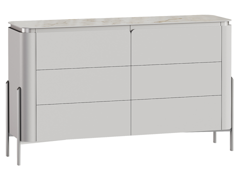  现代简约边柜 装饰边柜 简约边柜 餐边柜3d模型 