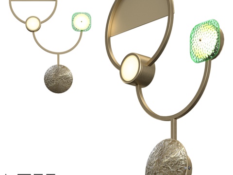  壁灯 LoftDesigne 8253 型号3d模型 