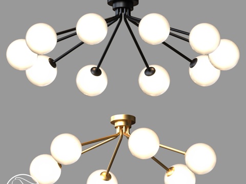  LampsShop.ru PL3279 枝形吊灯 Spike3d模型 