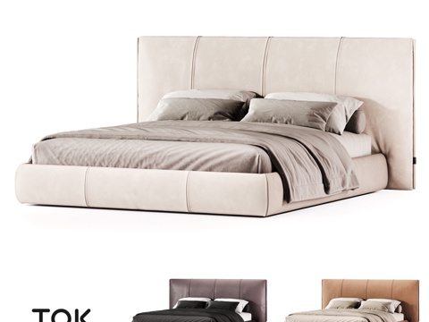  (OM) 床 虎米180 托克家具3d模型 