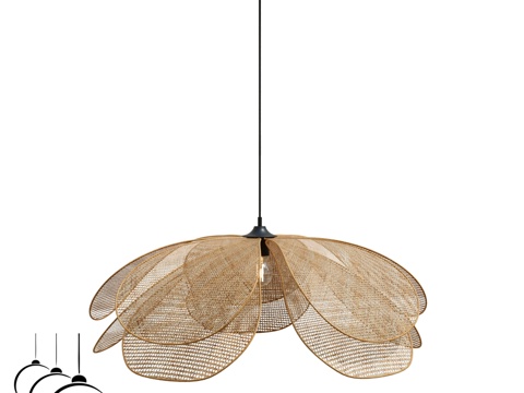  OM Inodesign 藤编花卉灯 44.80123d模型 