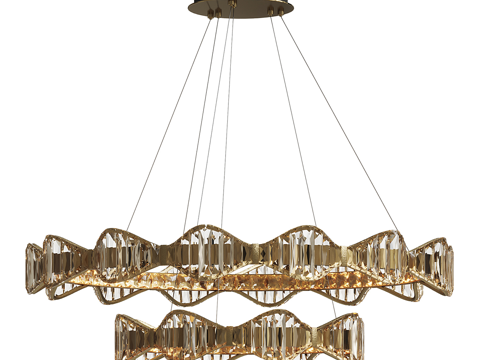  现代简约吊灯 吊灯 简约吊灯 餐厅吊灯 玻璃吊灯 轻奢吊灯3d模型 