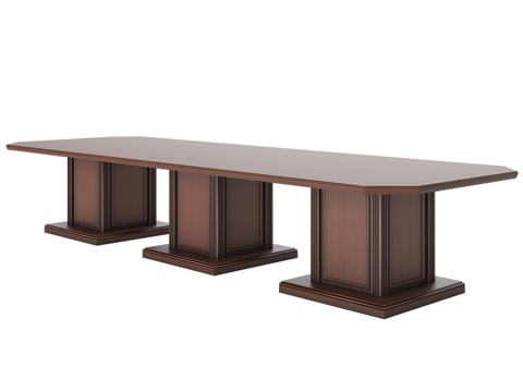  OM 丹特会议桌3d模型 