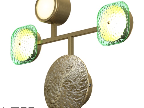  壁灯 LoftDesigne 8254 型号3d模型 