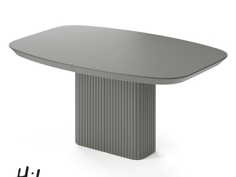  (OM) Wezen矩形推拉桌3d模型 