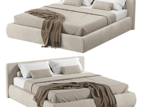  OM床BUMP配TEPLO CNCPT床品3d模型 