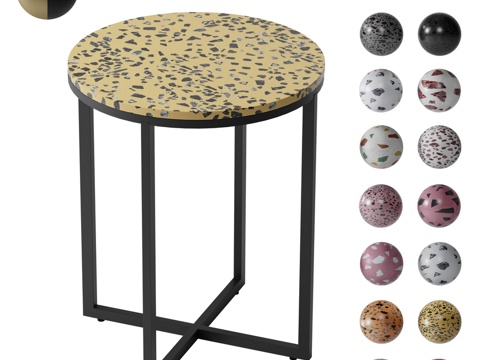  OM 咖啡桌 - 型号 33d模型 