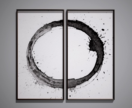  中式挂画3d模型 