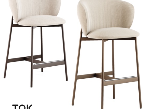  (OM) 吧台凳与半高凳 Baikal MT Tok Fur3d模型 