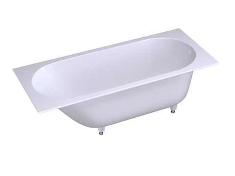  嵌入式浴缸 Salini ORNELLA 170x70, 13d模型 