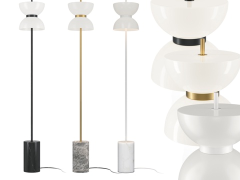  落地灯（落地灯）京都风 MOD178FL-L11B3K; M3d模型 