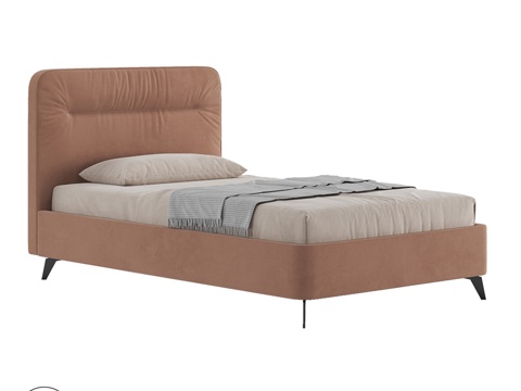  OM儿童床CLIVELAND带床腿款3d模型 