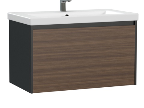  CersanitGrandeCOMO80黑胡桃木盥洗台柜_A3d模型 