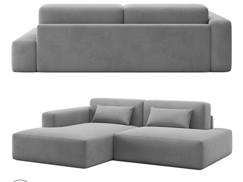  OM LOFT_MODERN 带脚凳与yhom3d模型 