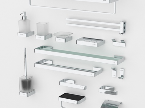  Artwelle Regen卫浴配件系列3d模型 