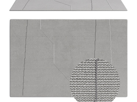  羊毛地毯 Decaro Rugs D1000153d模型 