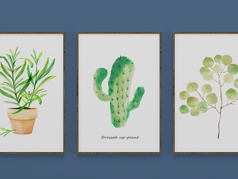  现代装饰画 挂画 壁画3d模型 